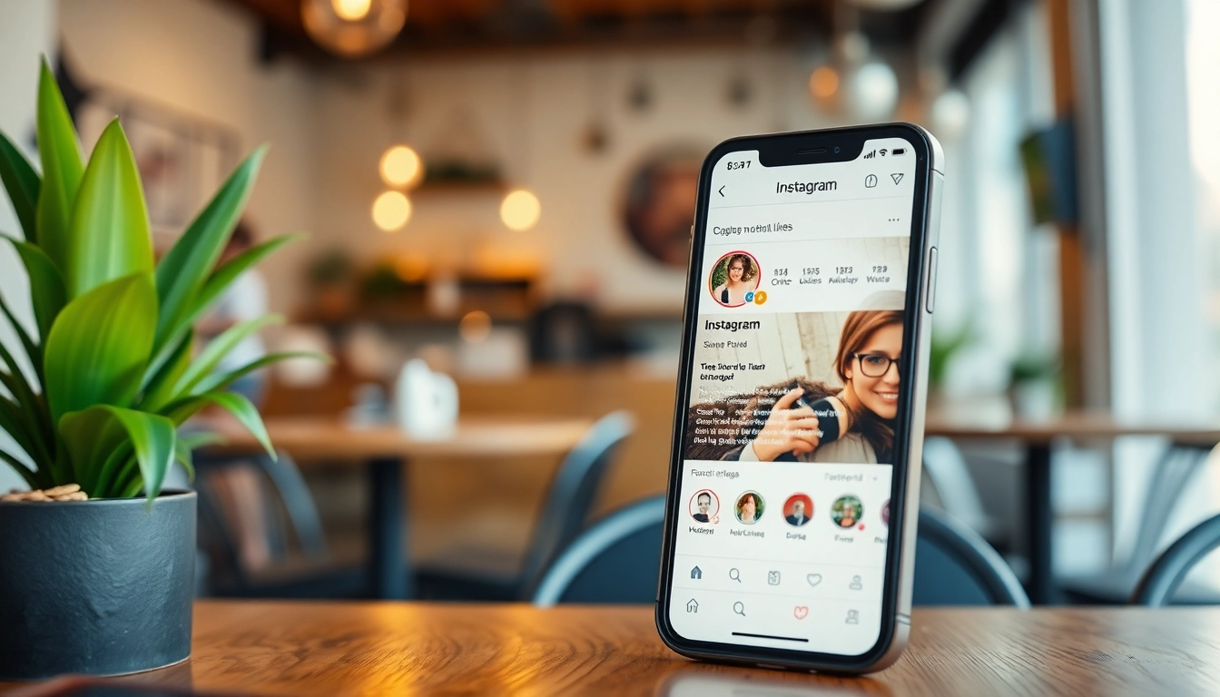 インスタ いいね 購入の増加を示すスマートフォンの画像
