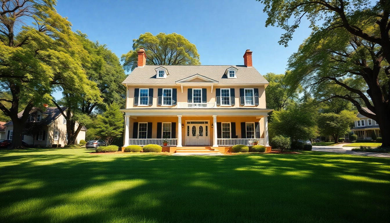 Explore the stunning colonial home build characterized by classic architecture and a welcoming porch.