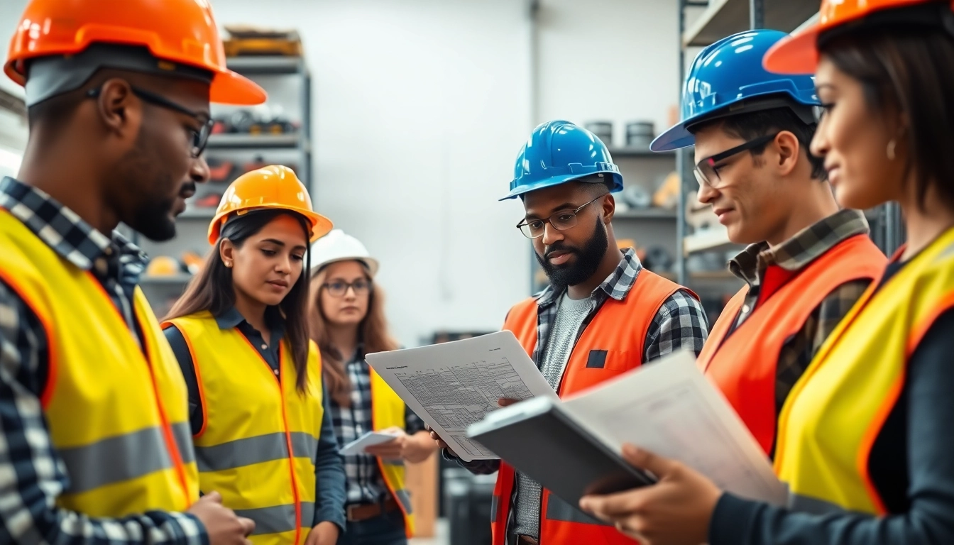 Focus on construction workforce development during an energetic training session with diverse participants.