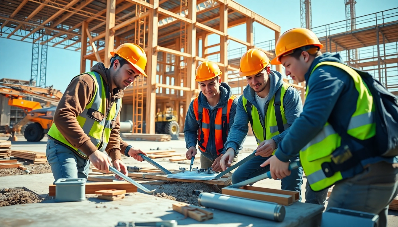 Construction apprenticeships carolinas offer hands-on experience in teamwork on-site.