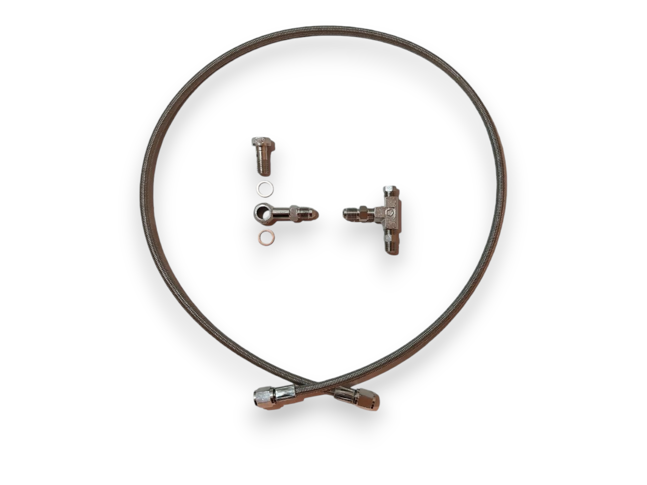 Durable turbo oil feed fittings for extreme boost conditions