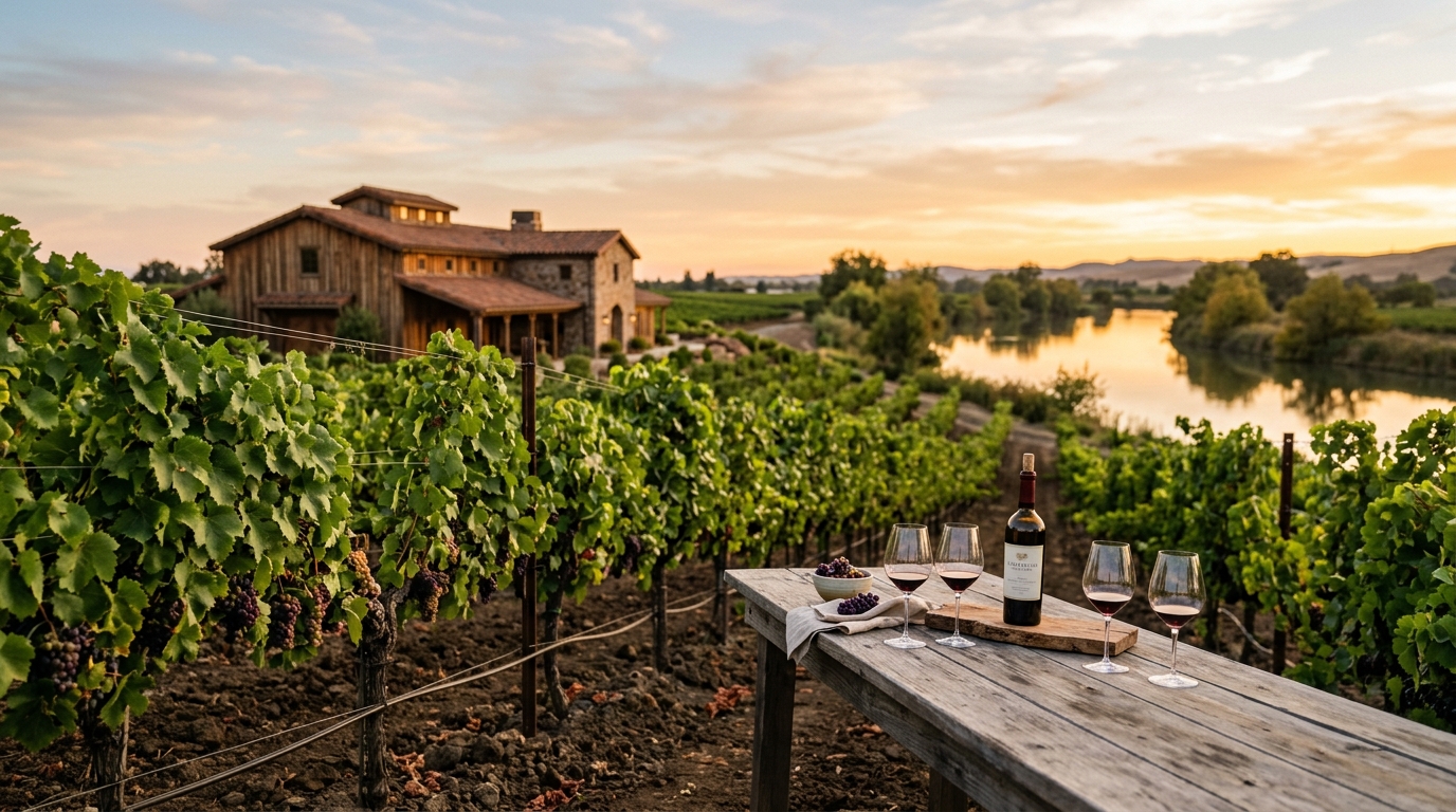 Scenic Wedding Venues Sacramento Surrounded by Vineyards