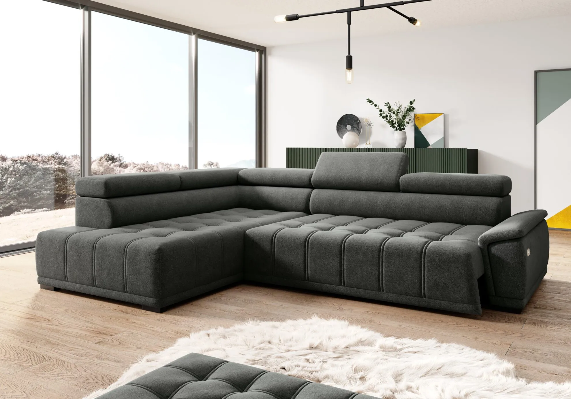 Corner Sofa Compact and Stylish – Space-Saving Comfort by Msofas