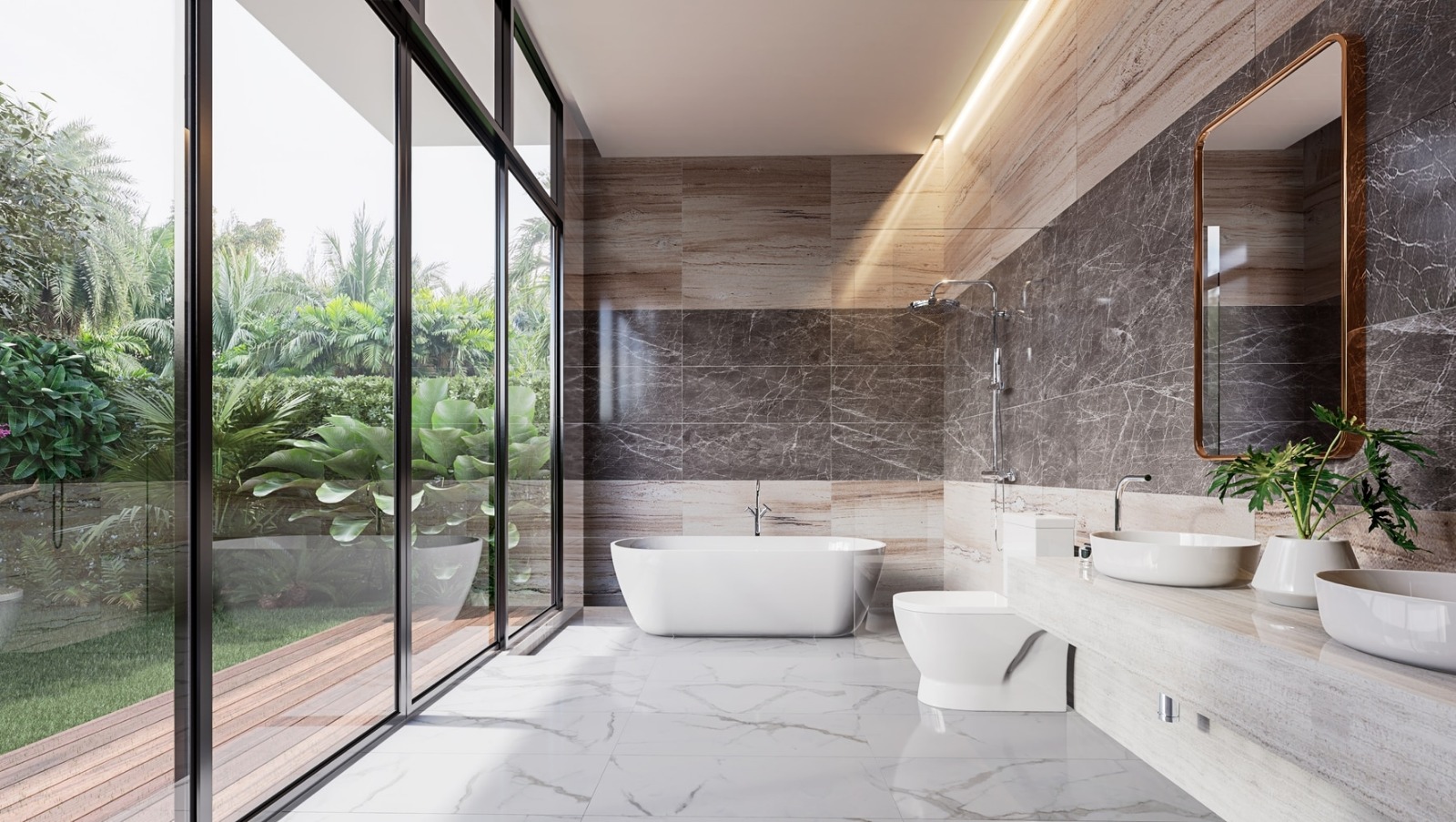 Semi-Frameless Shower Screen for Stylish Bathrooms