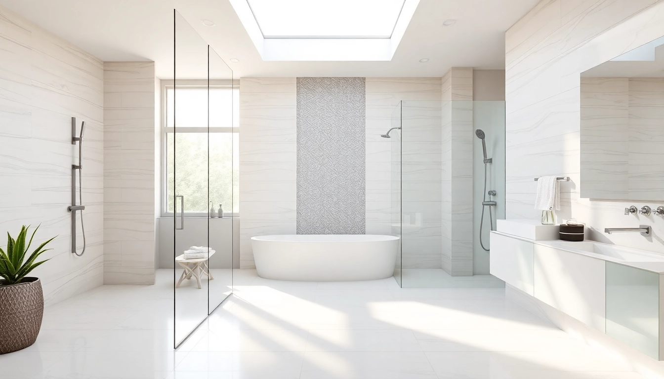 Experience luxurious designs with elegant showers Australia featuring modern fixtures and serene decor.