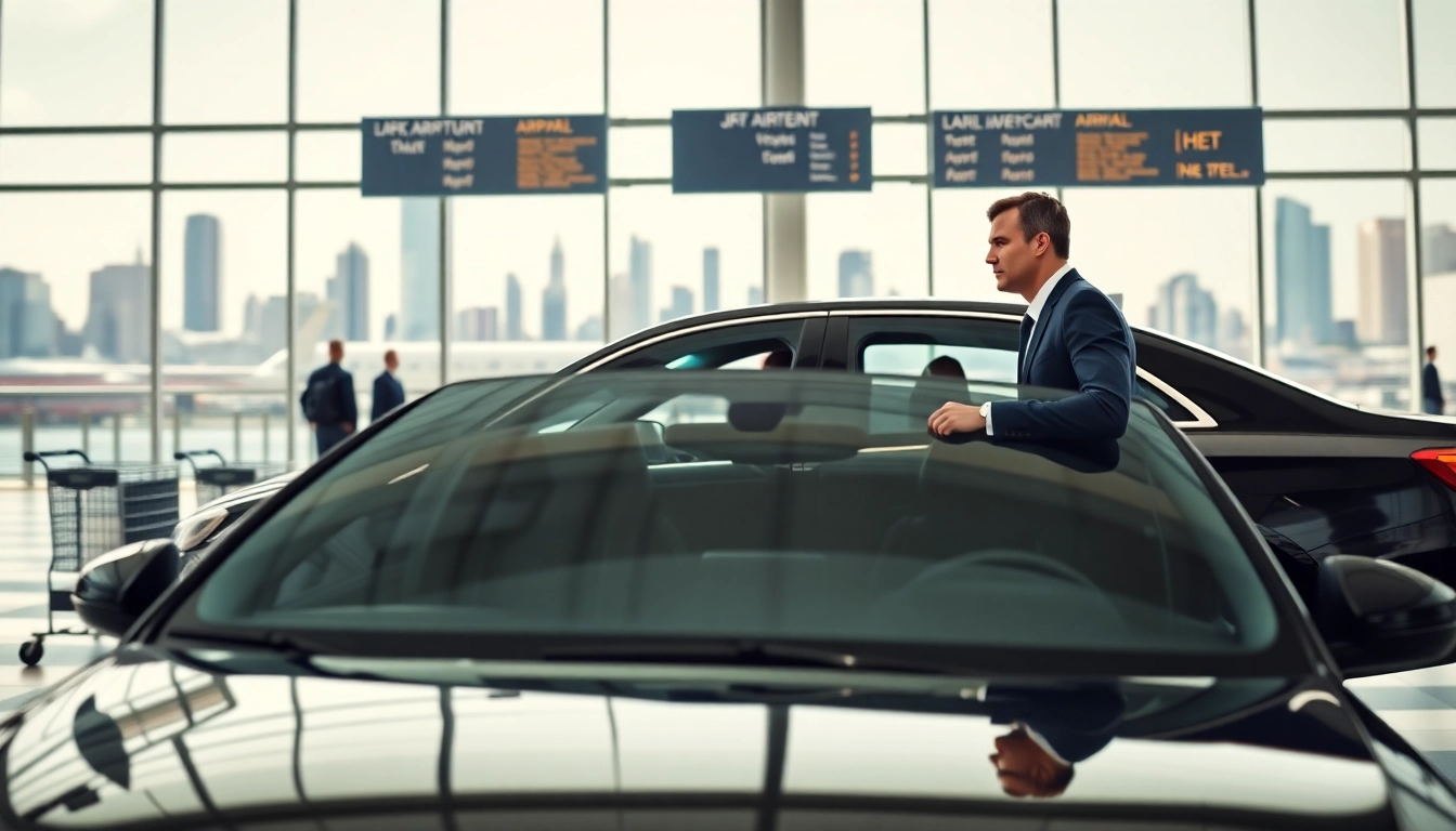 Experience reliable JFK car service with a professional chauffeur at the airport.