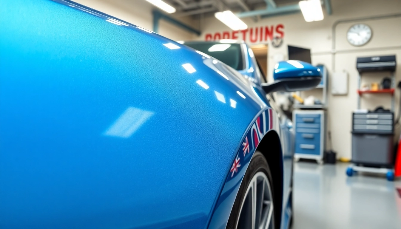 Protective film on a vehicle in Fort Worth TX showcasing high-quality detailing services.