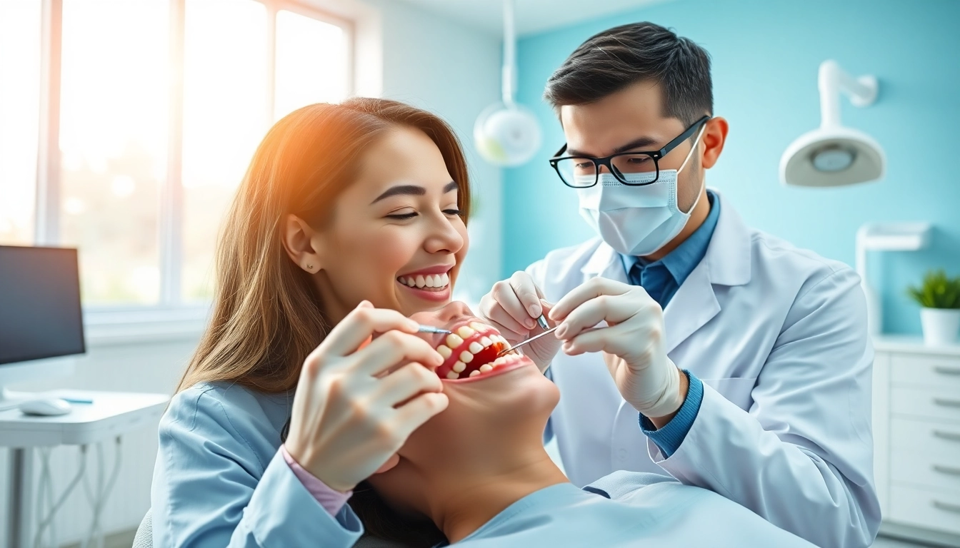 Orthodontist near me providing dental care in a modern clinic.