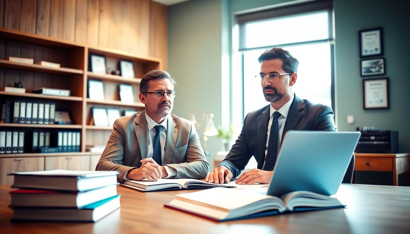 brio4d lawyer consulting a client in a professional office