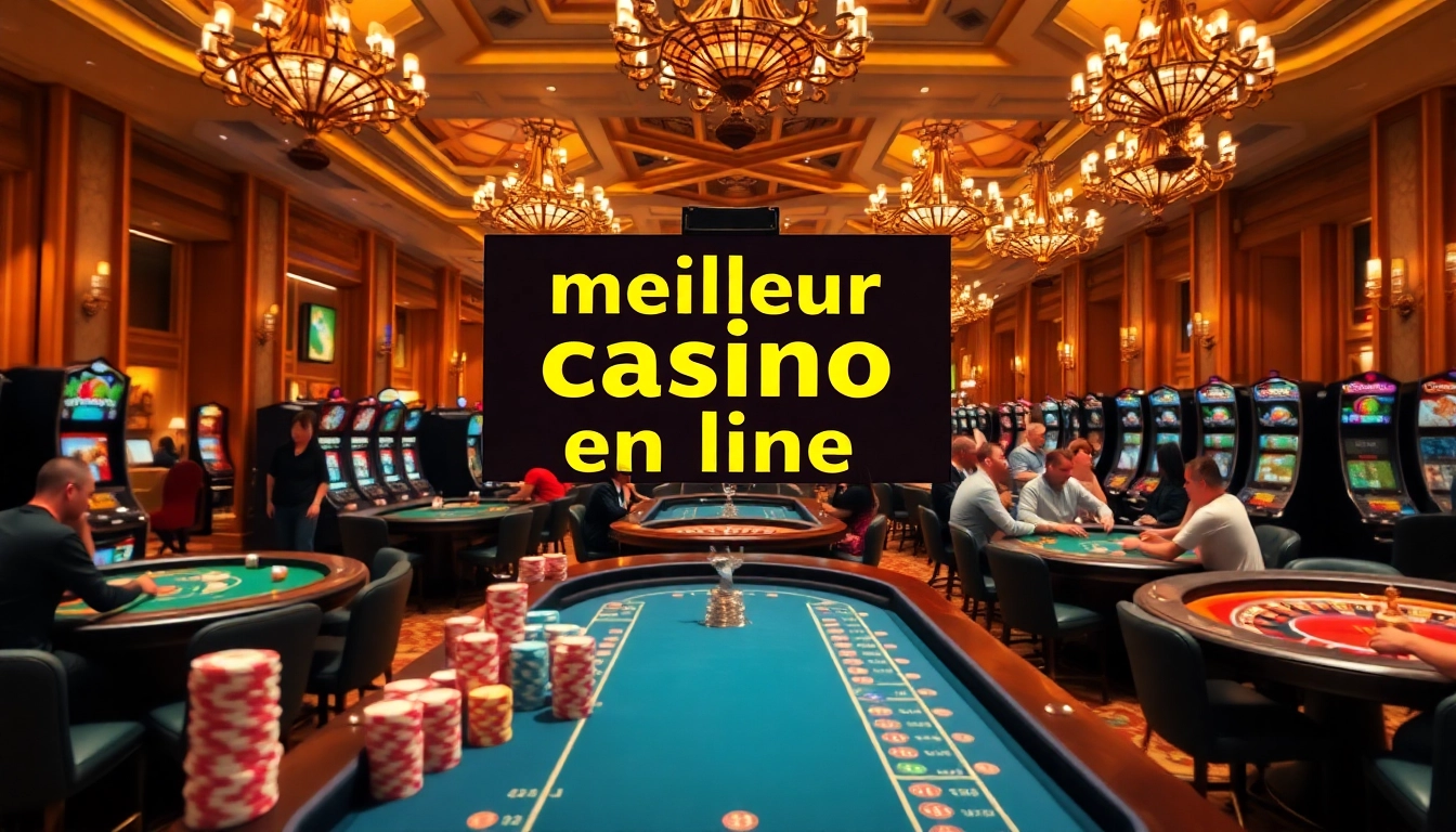 Découvrez l'excitation du meilleur casino en ligne avec des tables de jeu vibrantes et des joueurs enthousiastes.