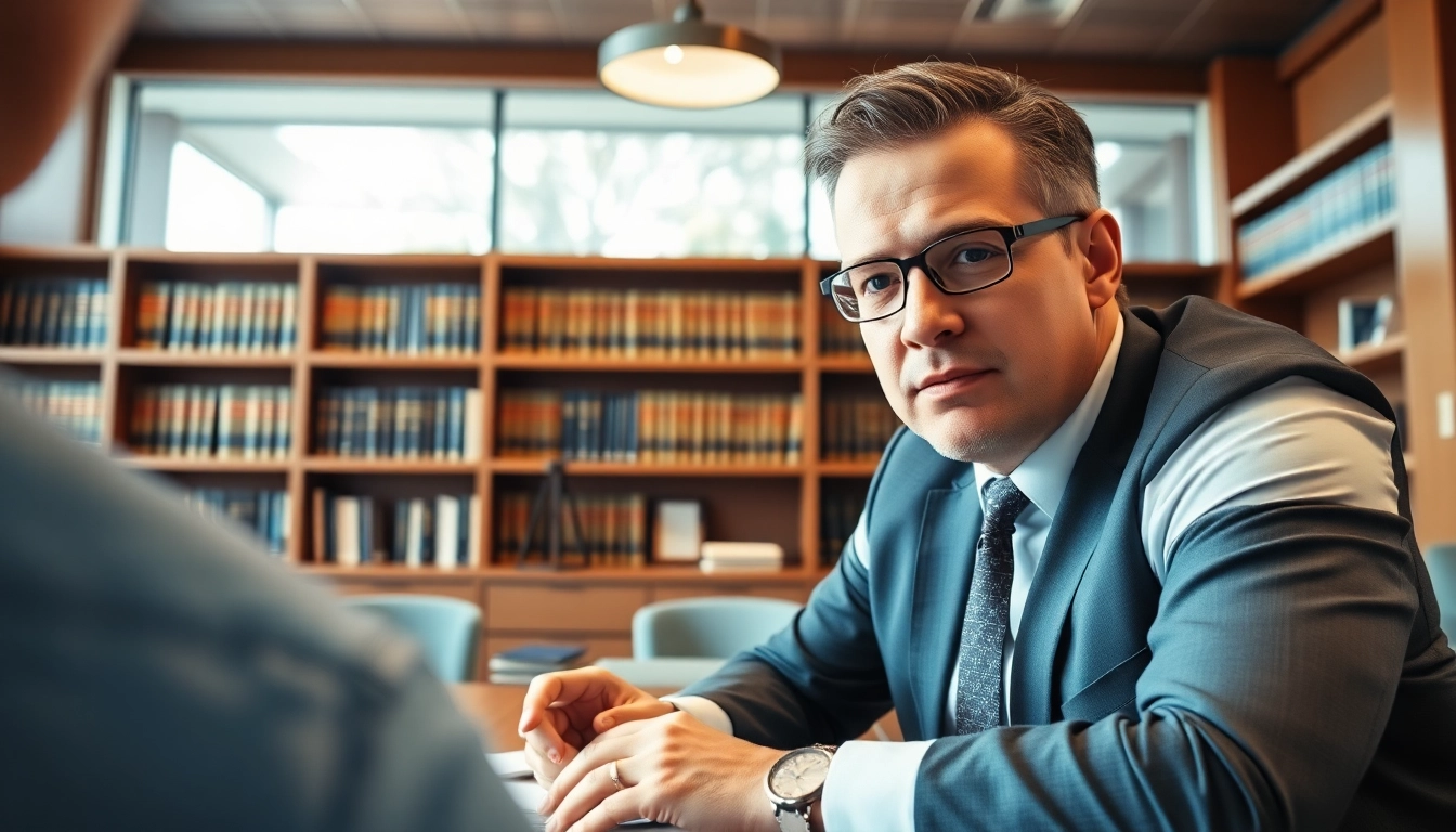Consultation session with an Orlando Injury Lawyer showcasing professionalism and trust.