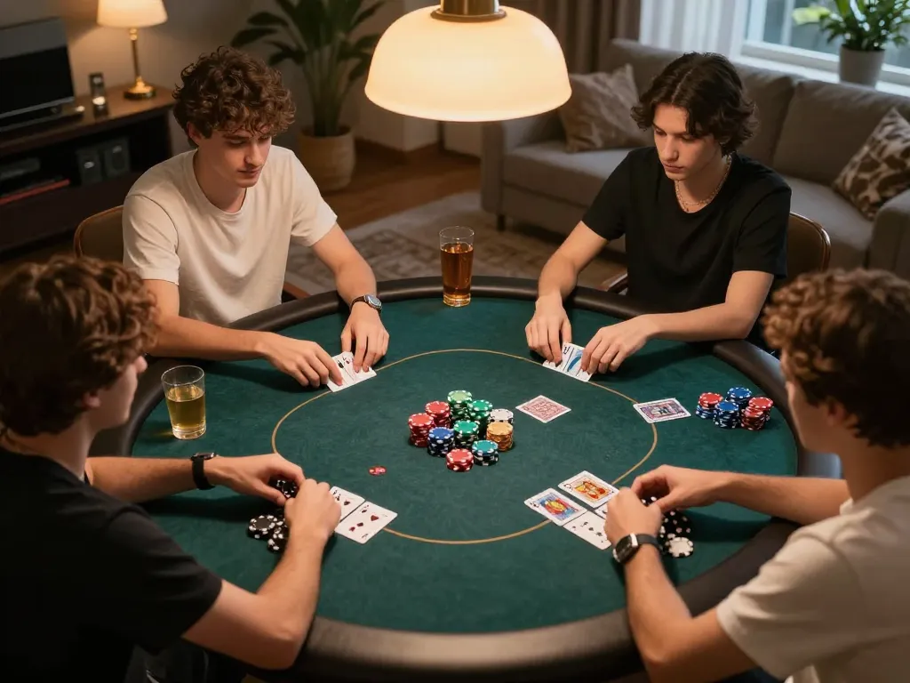 Thưởng thức một đêm poker tại nhà cùng bạn bè trong khi đặt cược thông qua giao diện trò chơi liên kết m88