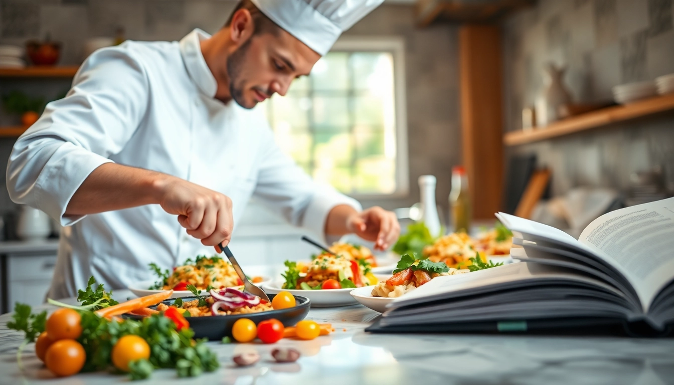 Dishfacts highlights a skilled chef crafting vibrant dishes with fresh ingredients.