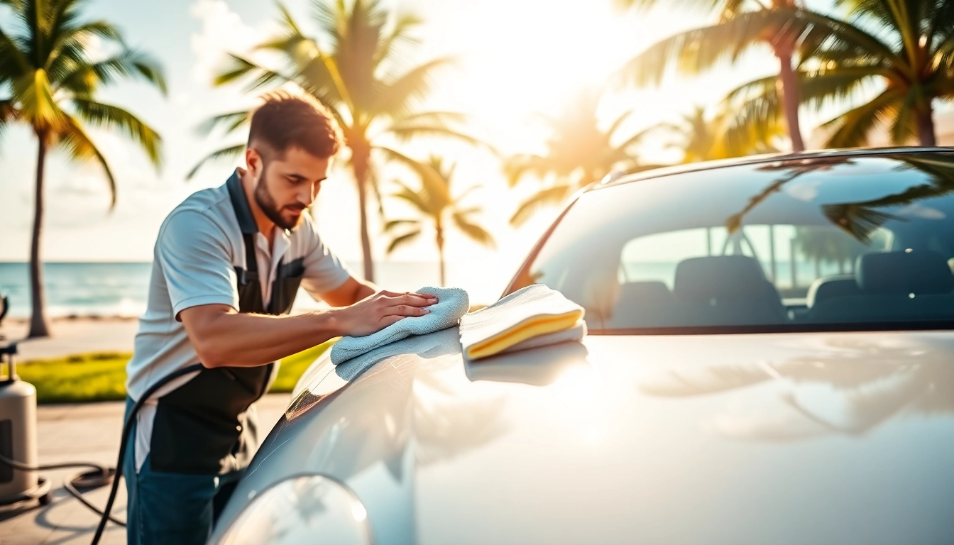 Enhance your vehicle with expert mobile detailing West Palm Beach services under natural sunlight.