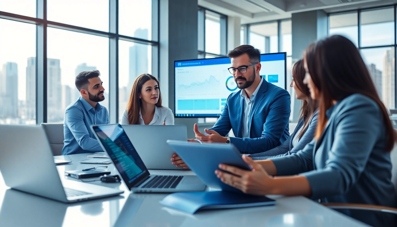 Boost efficiency with professional managed IT services near me in a dynamic office setting.