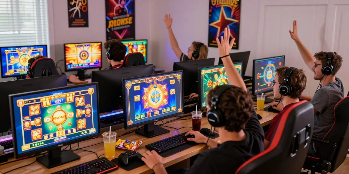 Excited players experiencing slot deposit 1k games online with vibrant interfaces and engaging atmosphere.