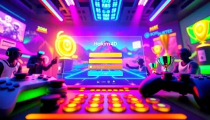 Masuk ke hakim4d login game dengan tampilan antarmuka yang berwarna-warni dan modern.
