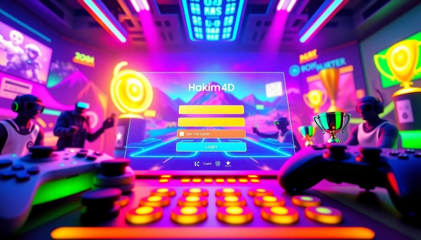 Masuk ke hakim4d login game dengan tampilan antarmuka yang berwarna-warni dan modern.