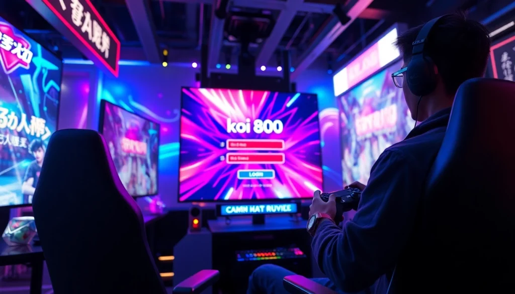 Jelajahi cara terbaik untuk mengakses koi800 login game dengan antarmuka yang pasti menarik.