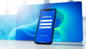Login to bukti4d with an engaging digital interface highlighting user accessibility.