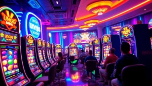 Menangkan hadiah dengan Unogg slot game di mesin slot futuristik dan cerah.