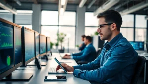 Configure Remote Monitoring and Management (RMM) software in a modern office environment.