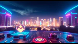 Menggambarkan antarmuka permainan online yang interaktif dan menarik dengan simbol link sayaptogel yang menonjol.