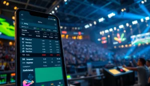 Engaging display of the best sports betting sites in India featuring live betting stats and dynamic sports visuals.