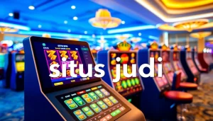 Main interface of a situs judi platform showcasing exciting slot games and user-friendly navigation.