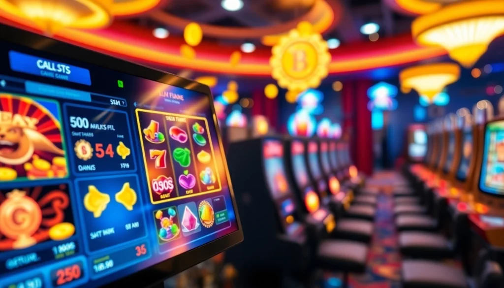 Memainkan slot depo 1k di platform kasino online dengan tampilan warna-warni dan menarik.