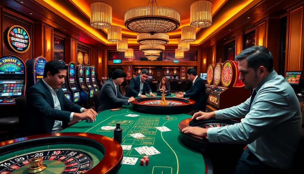 Experience thrilling gambling at indibet.in with vibrant tables, slot machines, and live action sports betting.