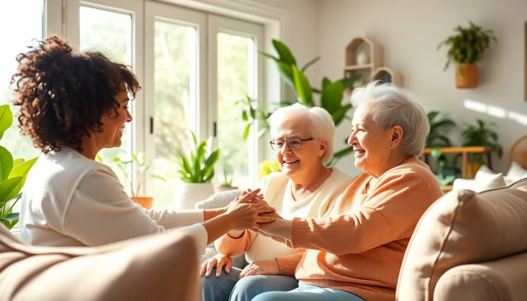 Empathetic caregivers providing senior care Austin TX in a comfortable home environment.