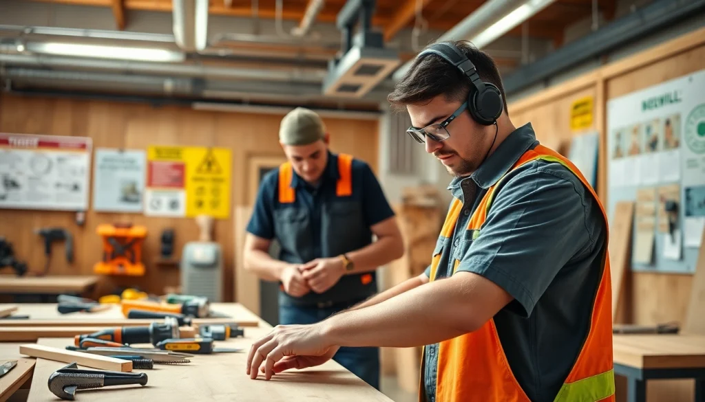 Learn about trade schools oahu with a training session in carpentry and electrical skills.