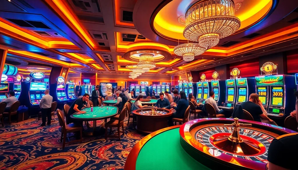 Experience the excitement of gambling at https://bl555.direct/ with vibrant slot machines and poker tables.