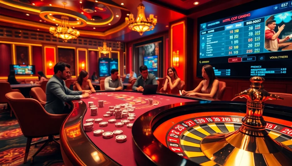 Experience dynamic gameplay at https://kjc.onl/, featuring engaging poker tables and stunning roulette wheels.