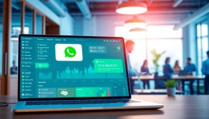 What is a CRM for WhatsApp platform displaying essential features and communication tools for businesses