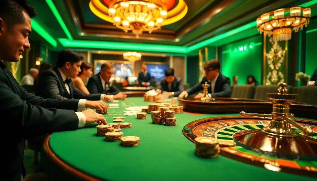 Engage in high-stakes poker as players enjoy the thrill of the table, reflecting "Nếu như vậy bám vào đây."