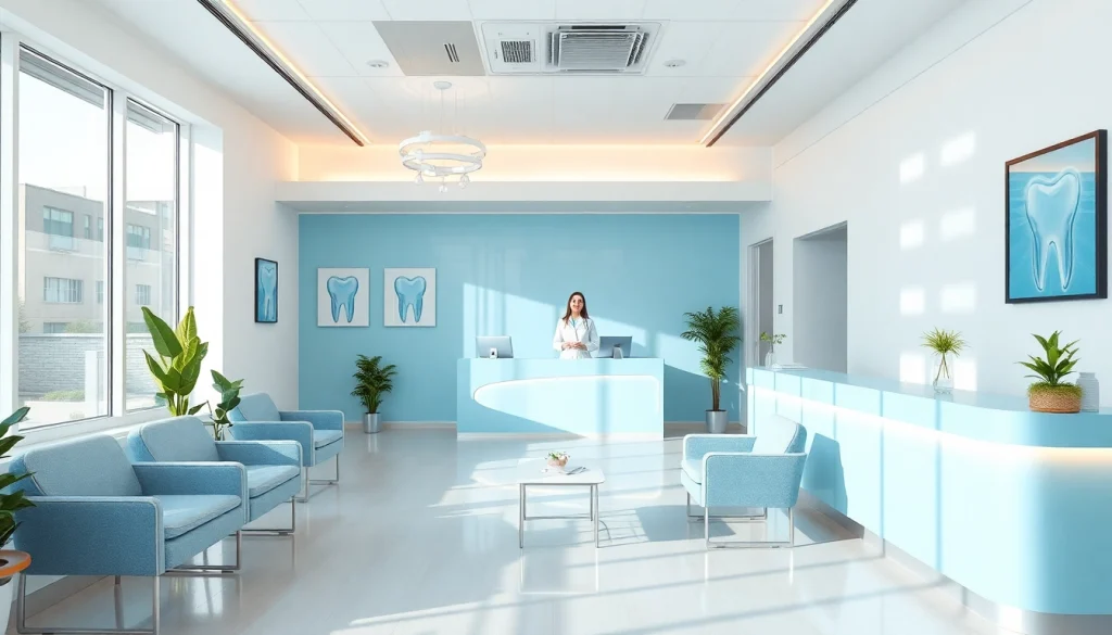 Best dental clinic in Malaysia featuring a modern waiting area with friendly staff and contemporary design.