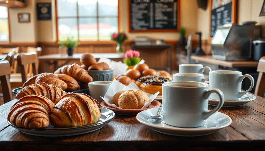 Nikmati beragam kue pastry dan kopi di https://kingarthurcafe.com/menu, menampilkan suasana hangat kafe dan tawaran segar.