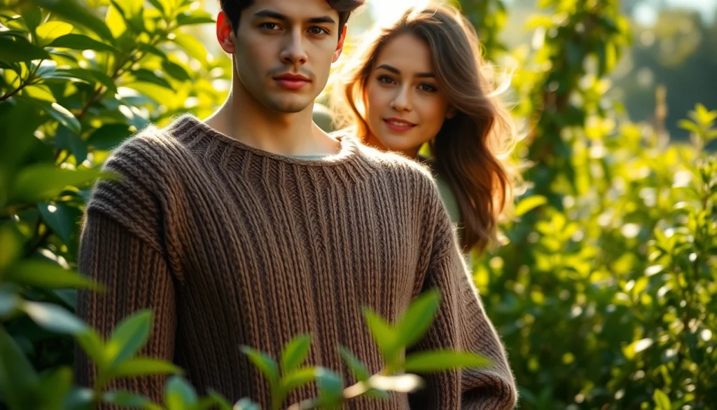 Showcase sustainable fashion with handcrafted pieces from https://www.ound-ound.com featuring natural textures.