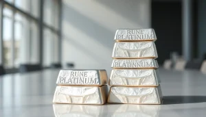 Examine the shiny platinum ingots showcasing their metallic texture and properties.