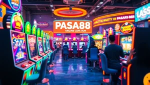 Menyaksikan pengalaman bermain slot di PASAR88 ONLINE dengan suasana yang ceria dan energik.