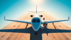 FLY88 aircraft ready for takeoff, showcasing modern aviation at its best.