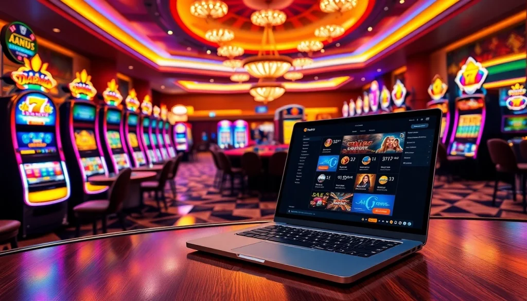 Experience the thrill of birutoto with vibrant slot machines and engaging online gambling setups.