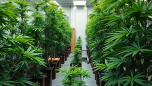 Erleben Sie den Cannabis Club Lloret De Mar mit sorgfältig angebauten Pflanzen in einer einladenden Umgebung.