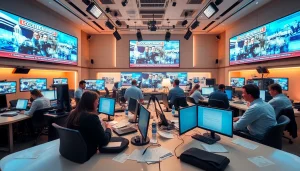 Covering local stories at https://southernmarylandchronicle.com with a bustling newsroom atmosphere.