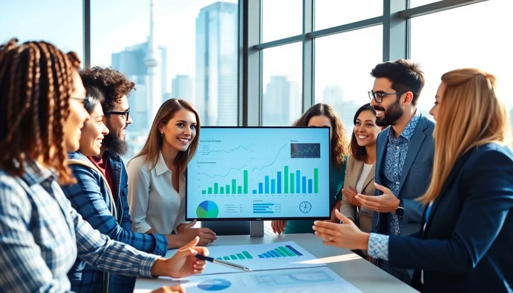 Teams strategizing on growth strategy trends, showcasing collaboration and innovation.