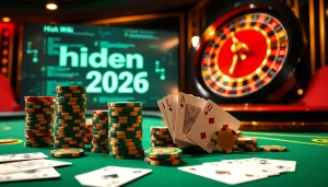 Engaging players at a luxurious casino table featuring high stakes and hidden wiki 2026 links.