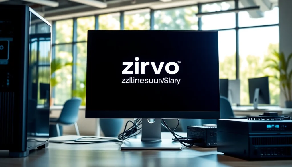 zirvegrupbilgisayar markasını sergileyen modern bilgisayar donanımı resmi