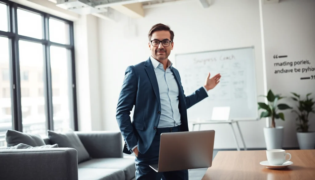Empowered guidance from a business coach in Los Angeles, illustrating professional coaching in action.